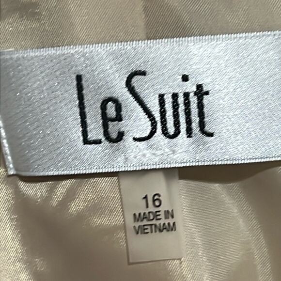 Le Suit 2 Piece 16 Blazer Jacket Skirt Suit Plus Size - Picture 7 of 8